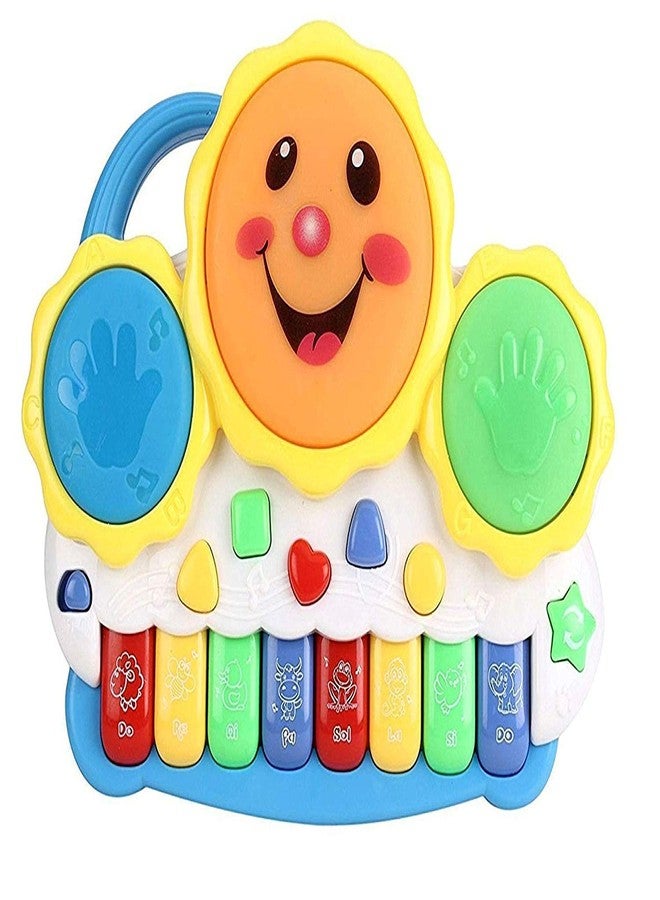 LONGMIRE Musical Piano with 3 Modes Animal Sounds, Flashing Lights - Animal Sounds and Songs Musical Toys for 1 2 Year Old - Image 1